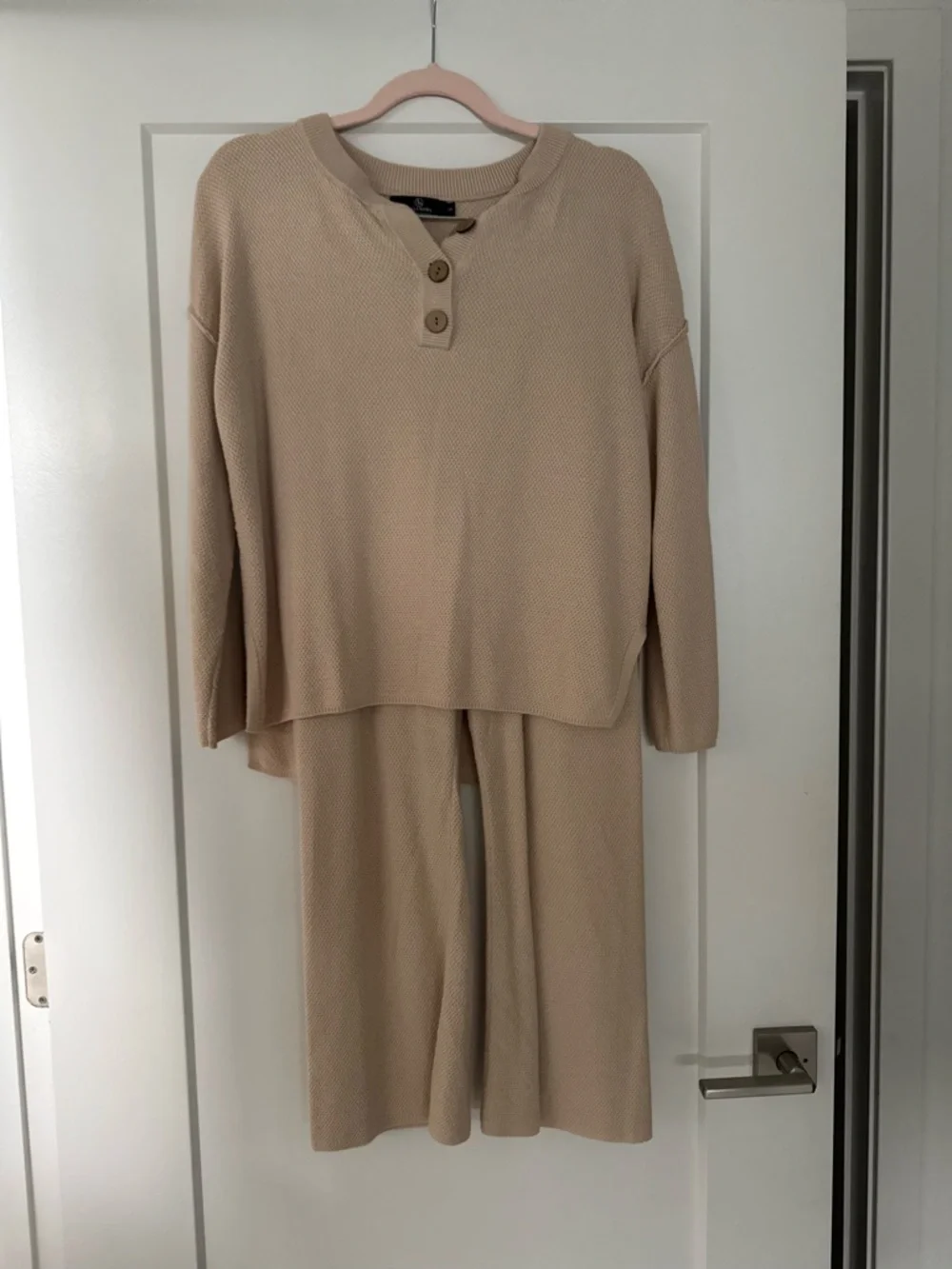 Women's 2 Piece Lounge Set in Apricot - Picture 2 of 7